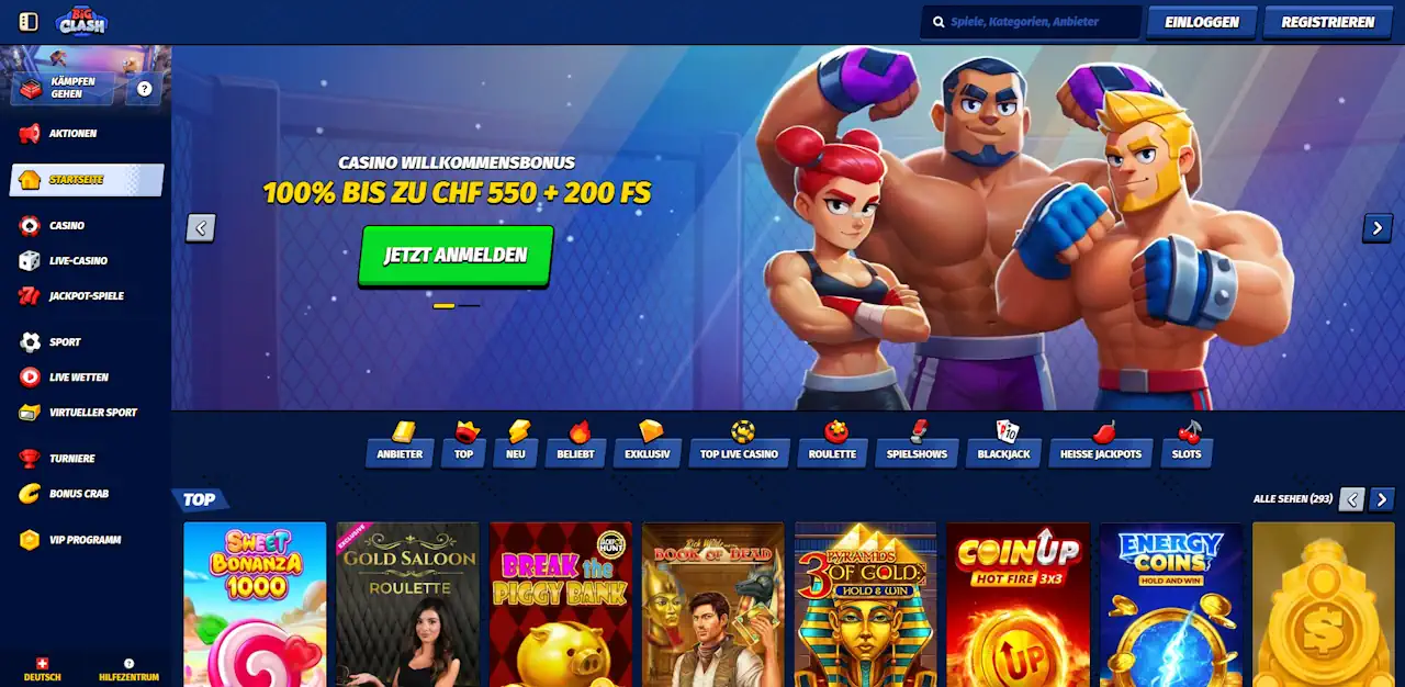 Bigclash Startseite